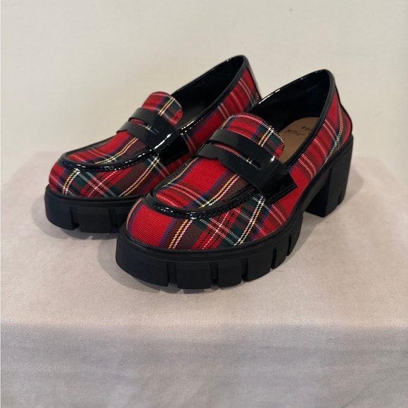Betsey Johnson Shoes - Betsey Johnson - Torrid Plaid Creeper Heel (7WW)